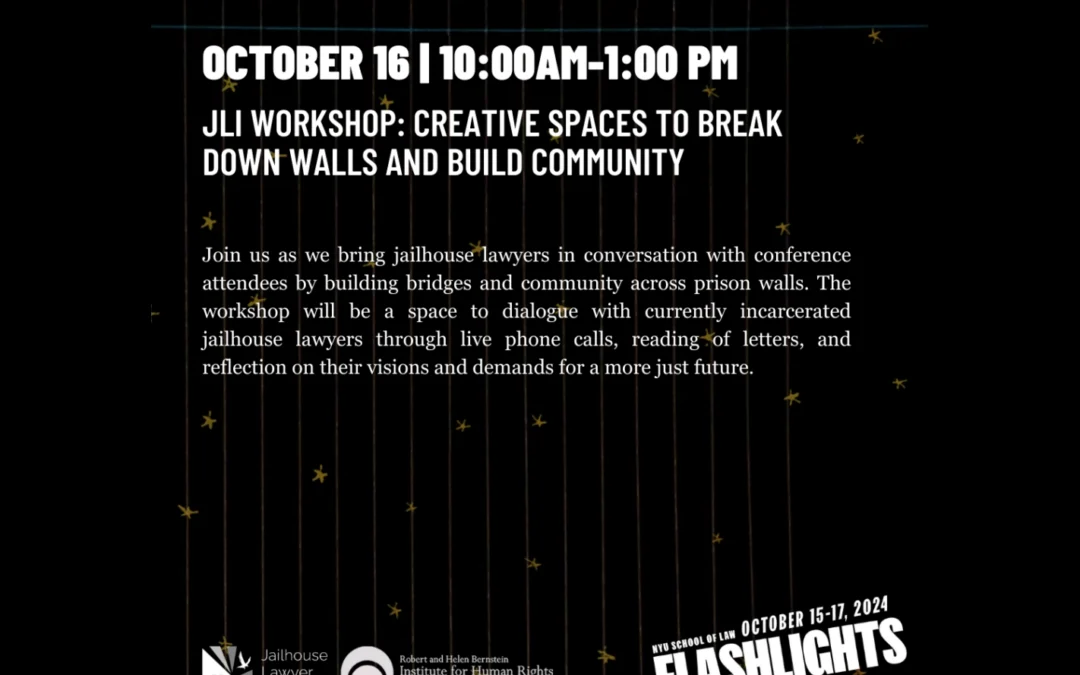 JLI Workshop: Creative spaces to break down walls and build community