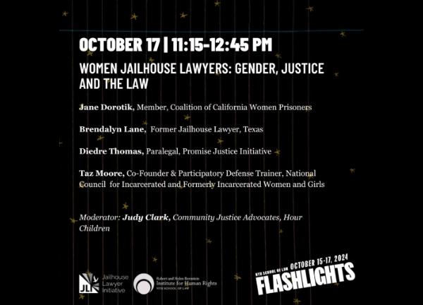 Women Jailhouse Lawyers: Gender, Justice, and the law